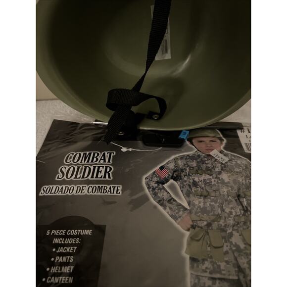 Combat Soldier Boys Halloween Costume CHILD Large 12-14, 5pc: Jacket, Pant, … - Picture 16 of 16